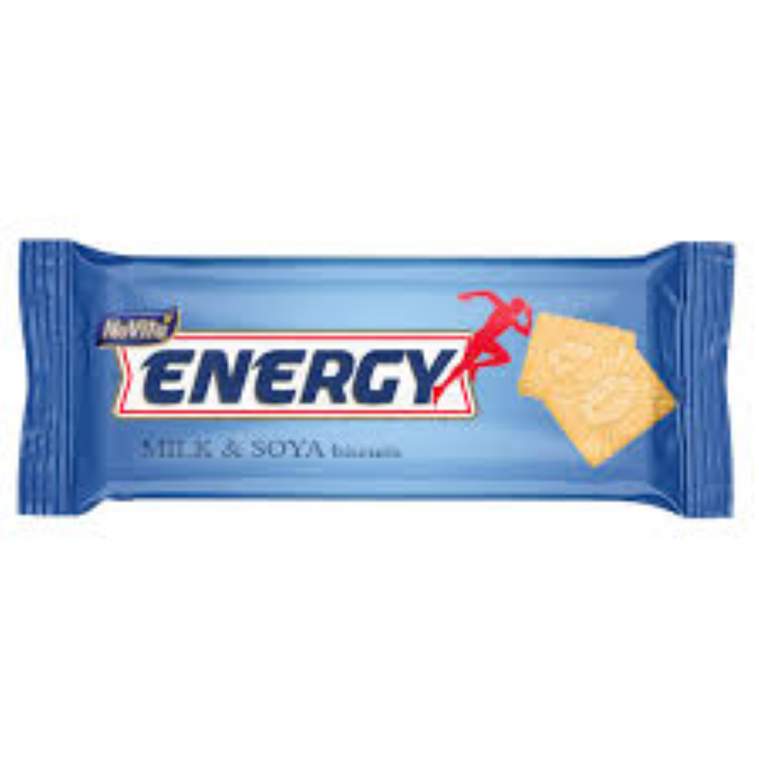 NUVITA ENERGY BISCUITS MILK&SOYA 75G